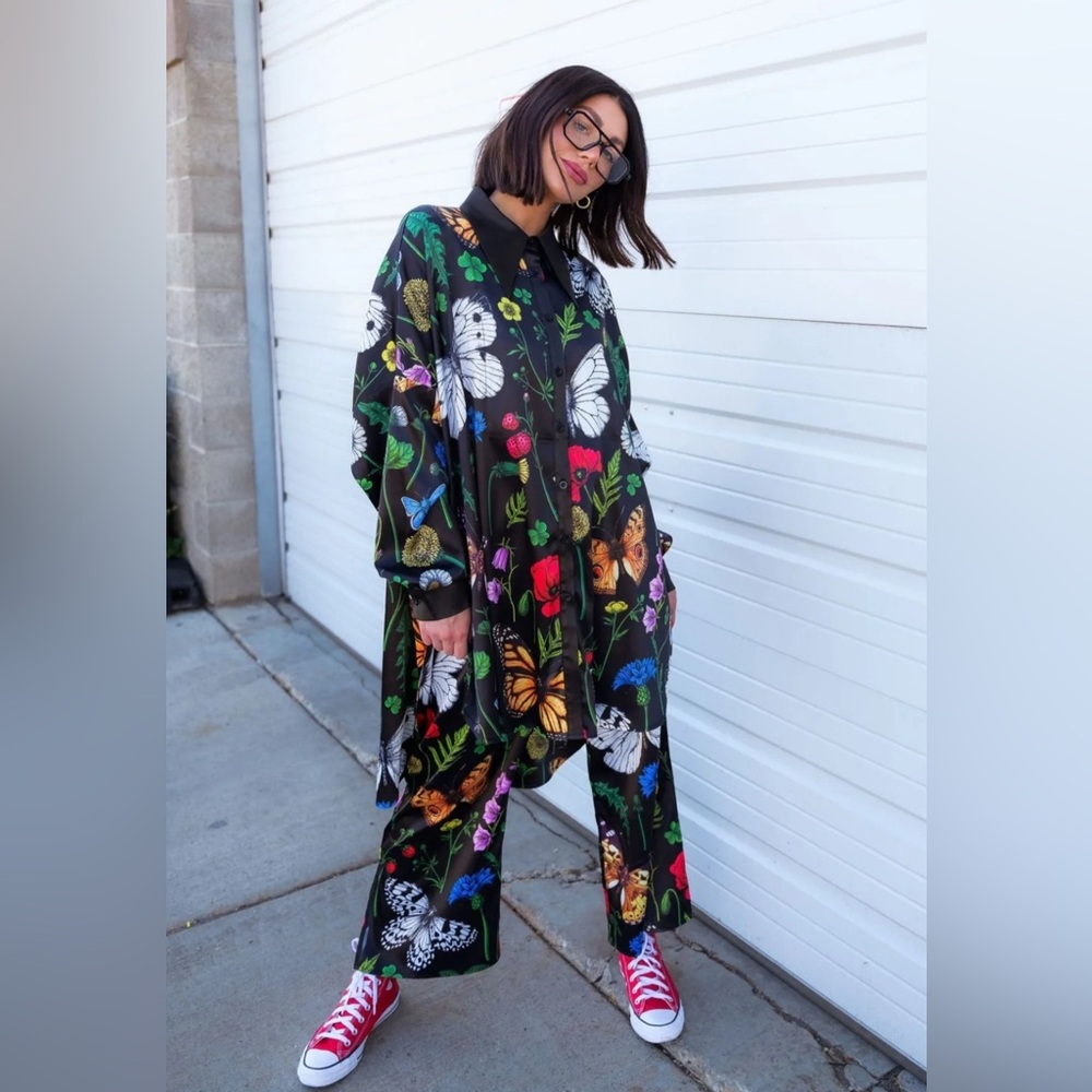 Dressed in LALA Folklore Florals Playsuit